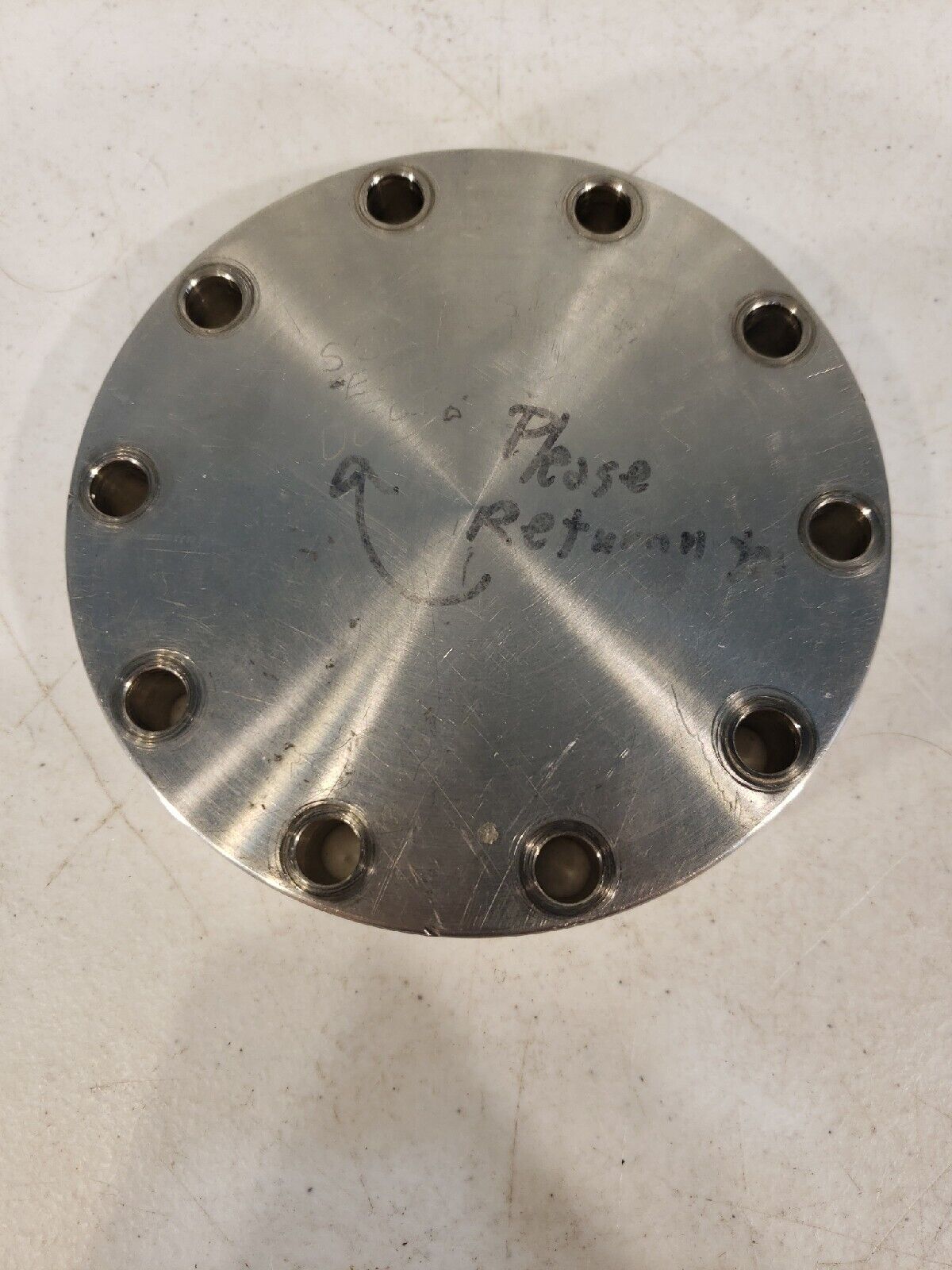 4.62" DN75CF Blank Flange Stainless Steel High Vacuum Huntington Labs