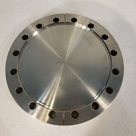 6" DN100CF Conflat Blank Flange Stainless Steel High Vacuum
