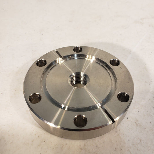 2.75" DN35CF CF275XFNPT 1/4" NPT Front Port High Vacuum Stainless Steel FNTP