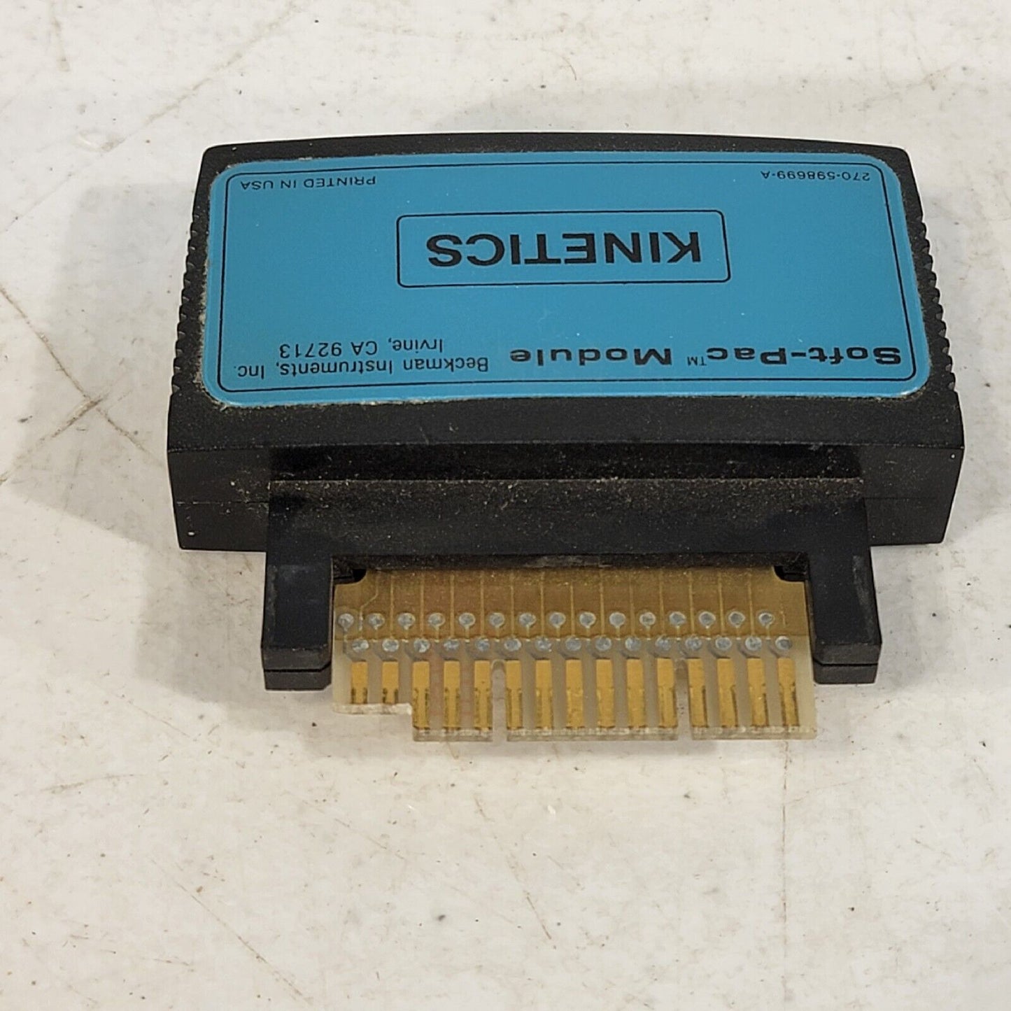 Beckman Soft-Pac Module Kinetics Card-Edge Software Chip 270-598699-A