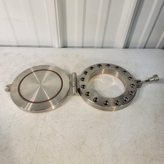 DN100CF 6" CF Quick-Access Loadlock Door O-Ring High Vacuum Blank Flange
