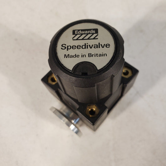 Edwards Speedivalve Inline KF16 NW16 Manual Valve Vacuum SP16K