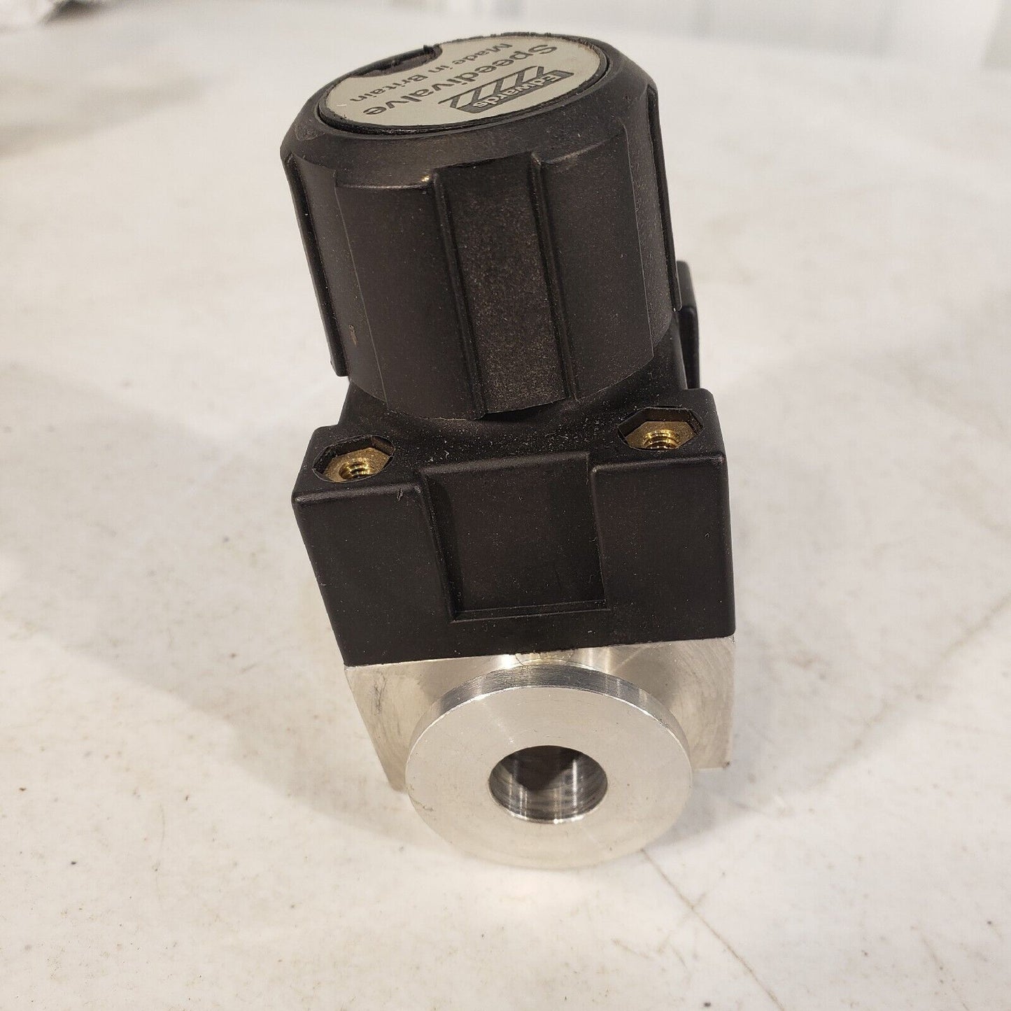 Edwards Speedivalve Inline KF16 NW16 Manual Valve Vacuum SP16K