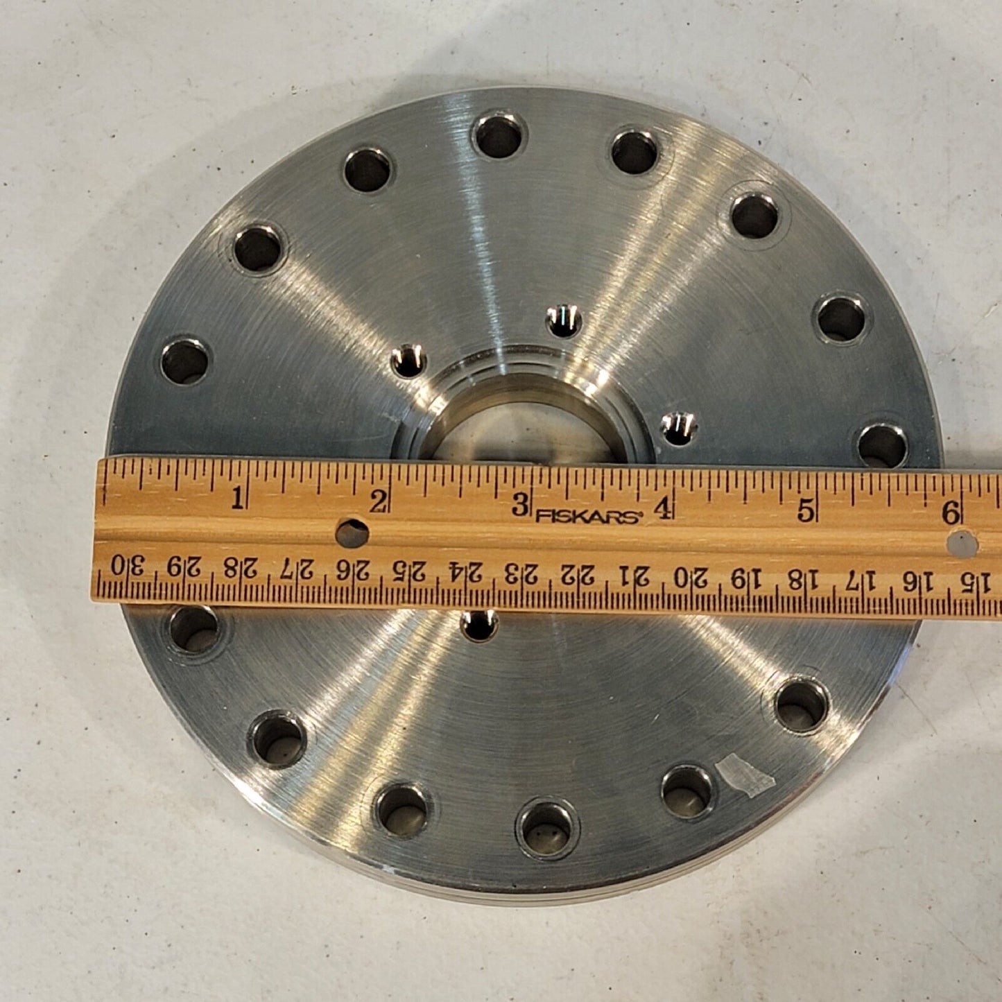 6" DN100CF to 2.75" DN35CF Conflat Zero Length Adapter Stainless Steel