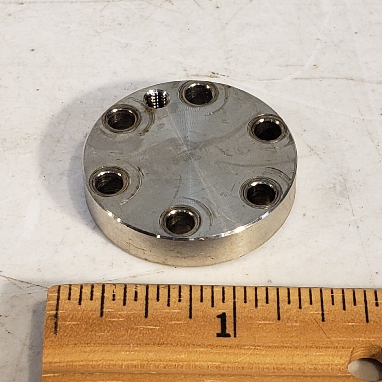 DN16CF 1.33" Blank Flange With Screw Hole High Vacuum Stainless Steel