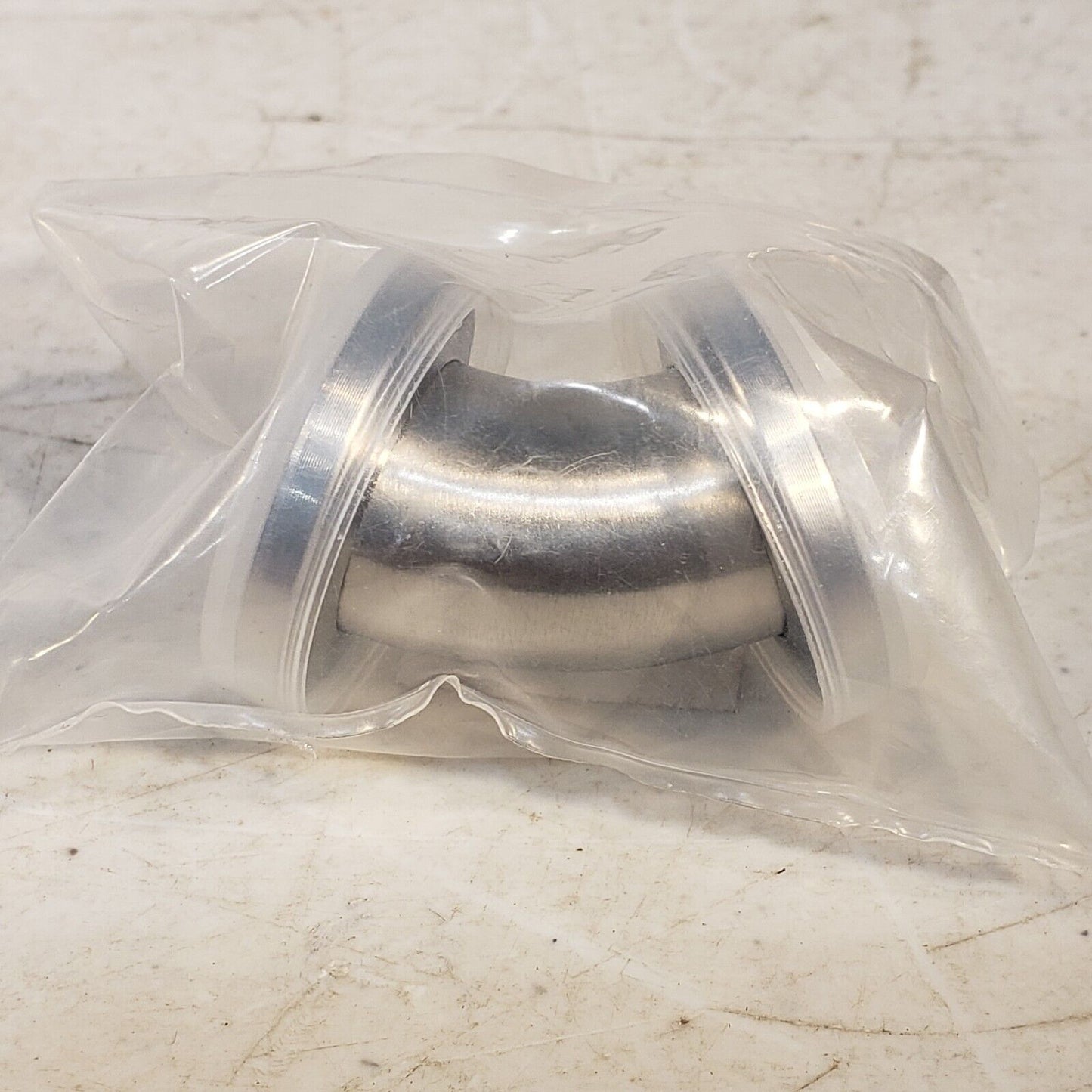 Duniway Stockroom KF16-EL45 45 Degree Elbow High Vacuum Stainless Steel