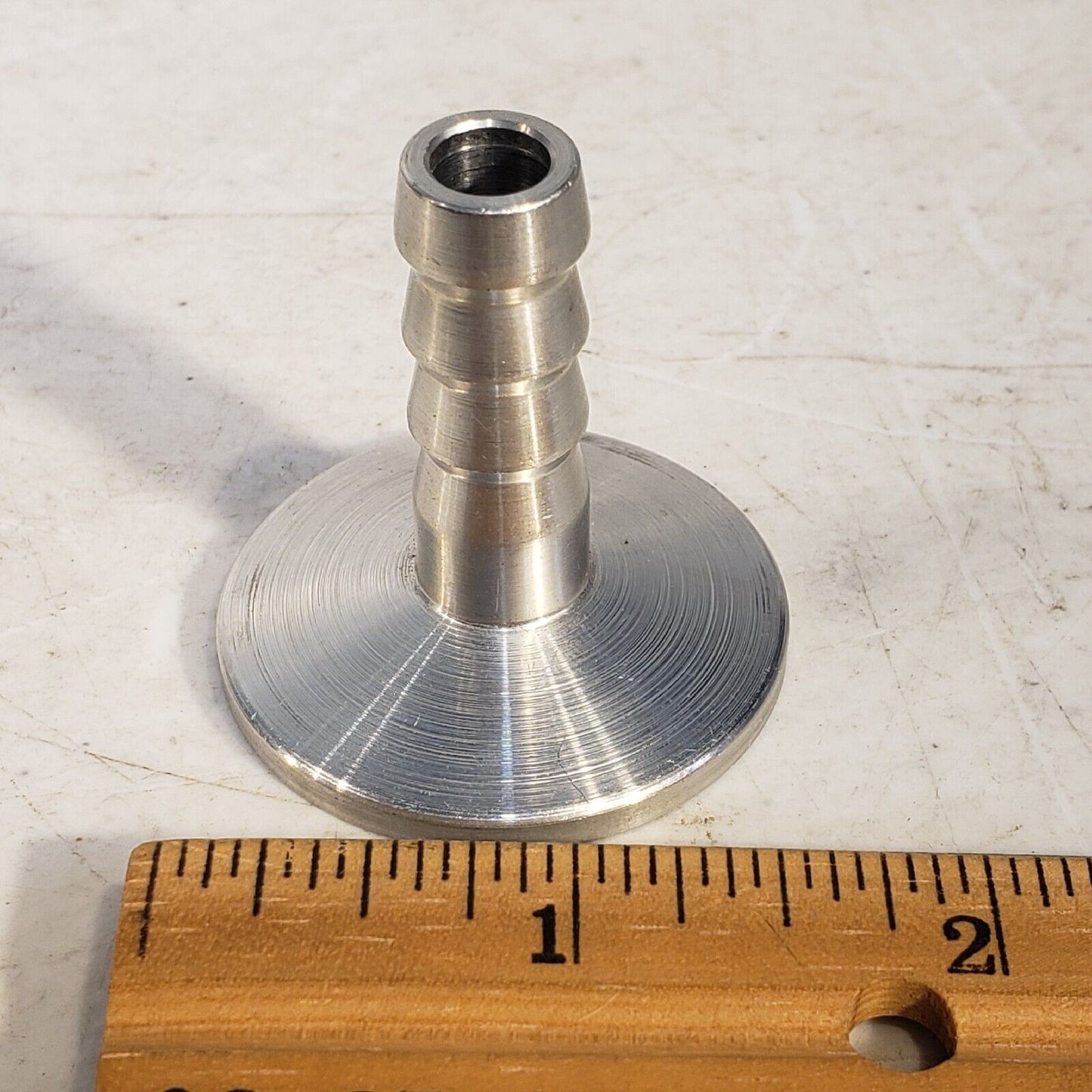 KF25 NW25 Flange To Hose Barb 1/4" ID