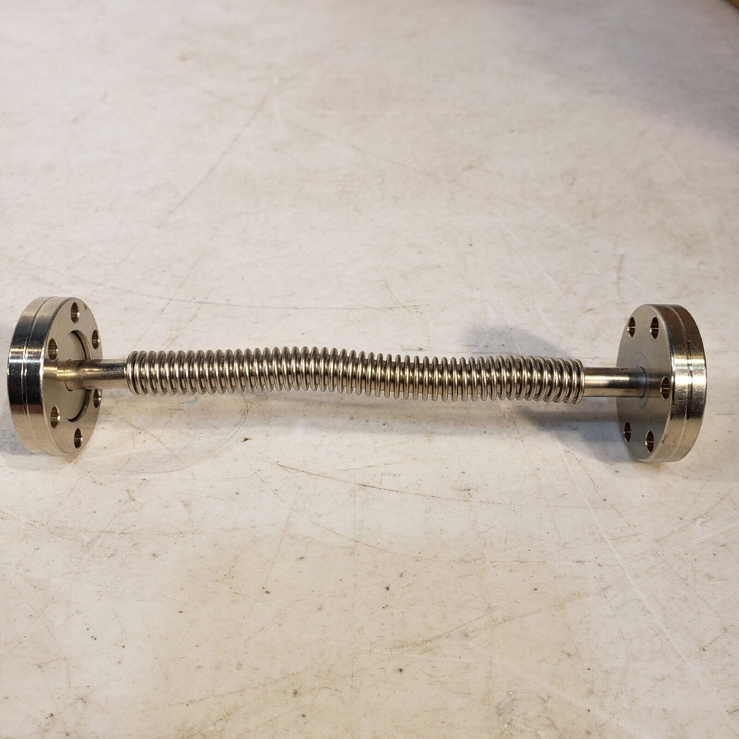DN16CF 1.33" Conflat Rotatable Bellows With 1/4" ID Tube High Vacuum Stainless