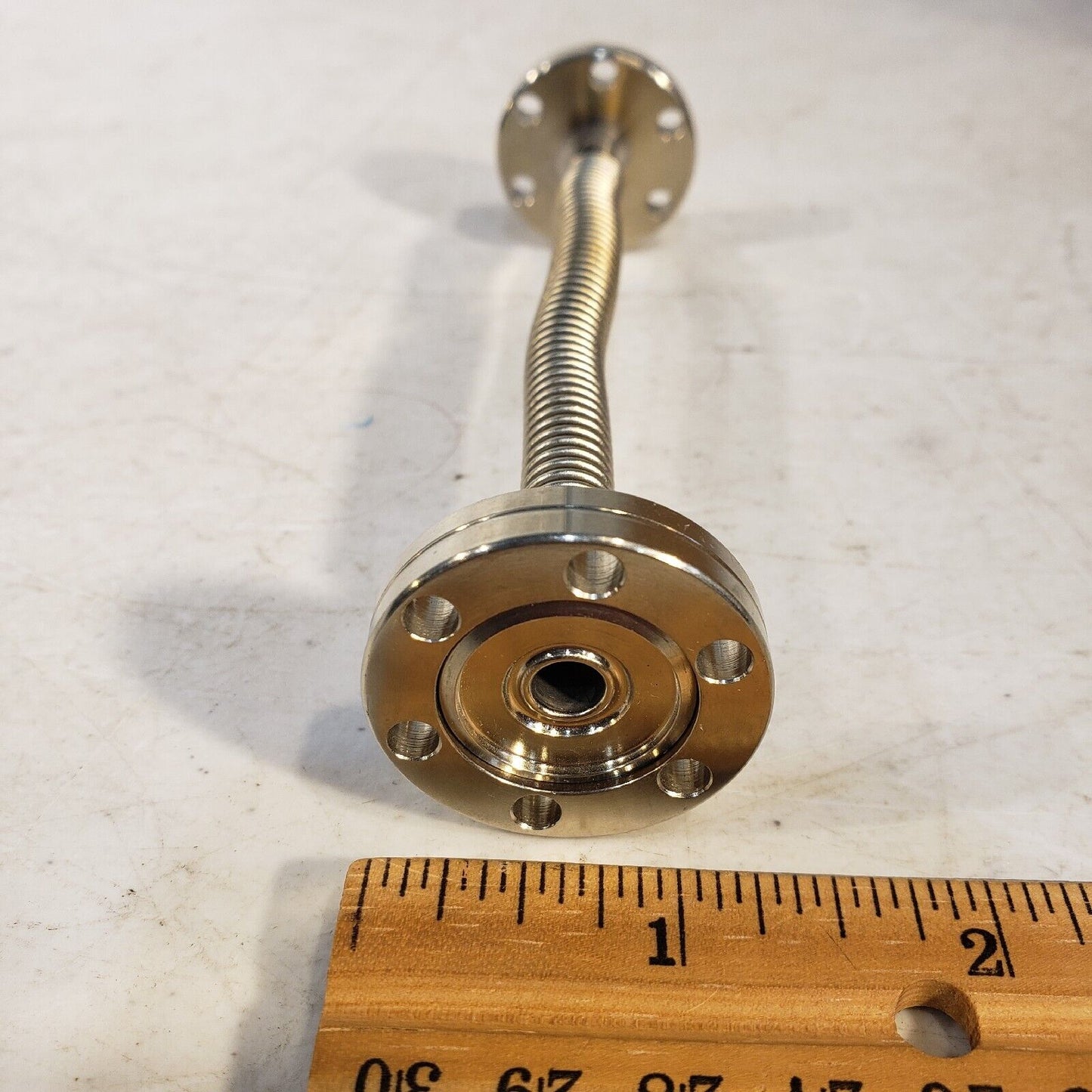DN16CF 1.33" Conflat Rotatable Bellows With 1/4" ID Tube High Vacuum Stainless