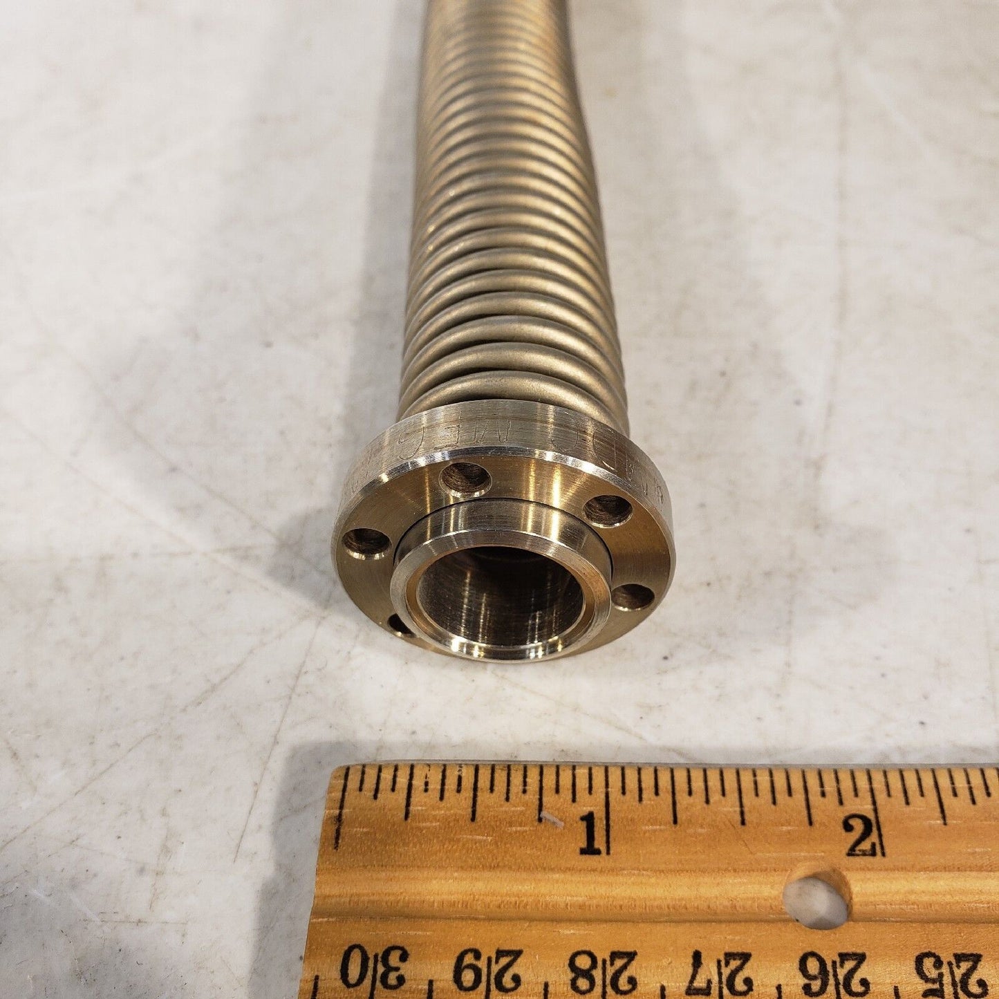 MDC MFG DN16CF 1.33" Conflat Rotatable 9" Long Bellows High Vacuum Stainless