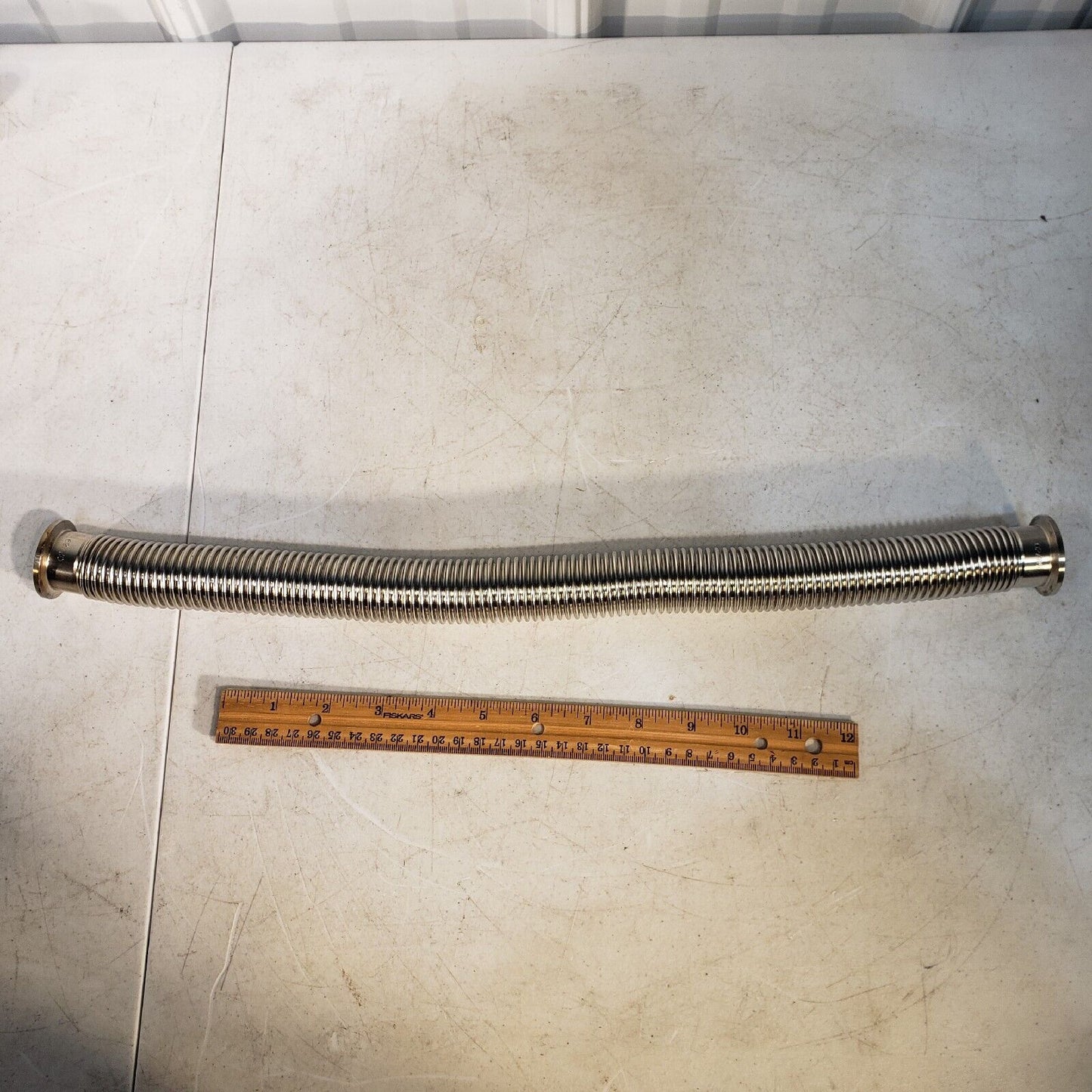 KF25 NW25 Kwik Flange 20" Long Bellows High Vacuum Stainless Steel