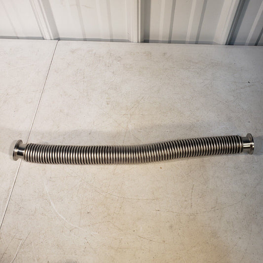 KF25 NW25 Kwik Flange Bellows 18" Long High Vacuum Stainless Steel