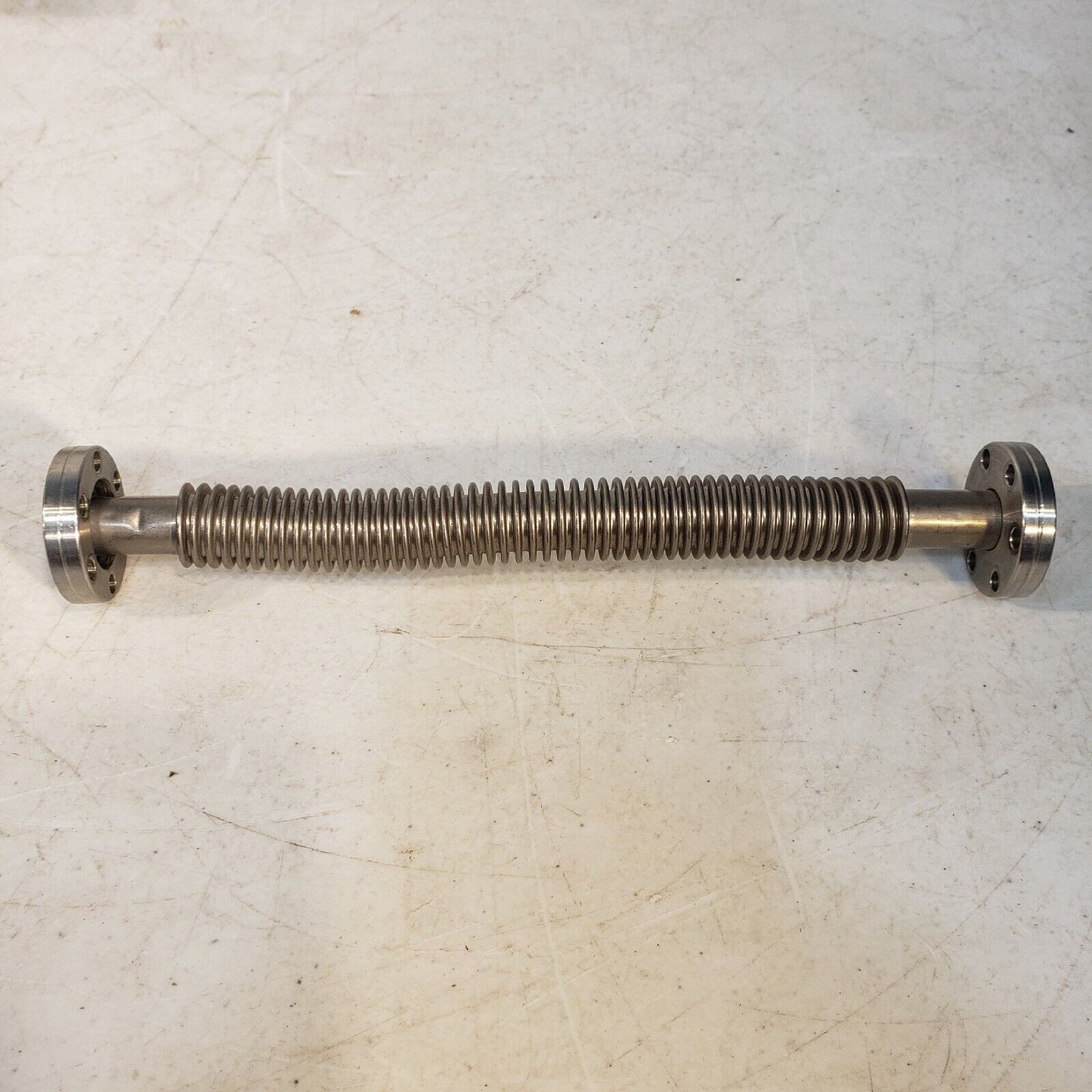 DN16CF 1.33" Conflat Rotatable 8" L 1/2" ID Bellows High Vacuum Stainless Steel