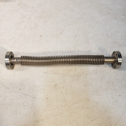 DN16CF 1.33" Conflat Rotatable 8" L 1/2" ID Bellows High Vacuum Stainless Steel