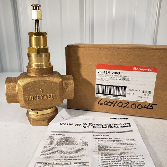 Honeywell V5011N 2063 2-way NPT Threaded Globe Valves Steam Valve Screwed