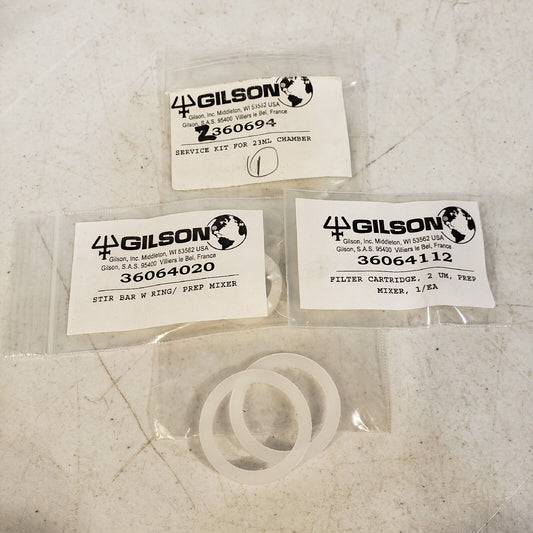 Gilson Z360694 Service Kit For 23ml Chamber Z 360694 Stir Bar Filter O-Ring