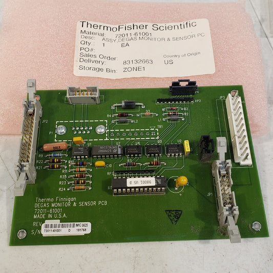 ThermoFisher Scientific 72011-61001 Degas Monitor & Sensor PCB MS Pump Accela