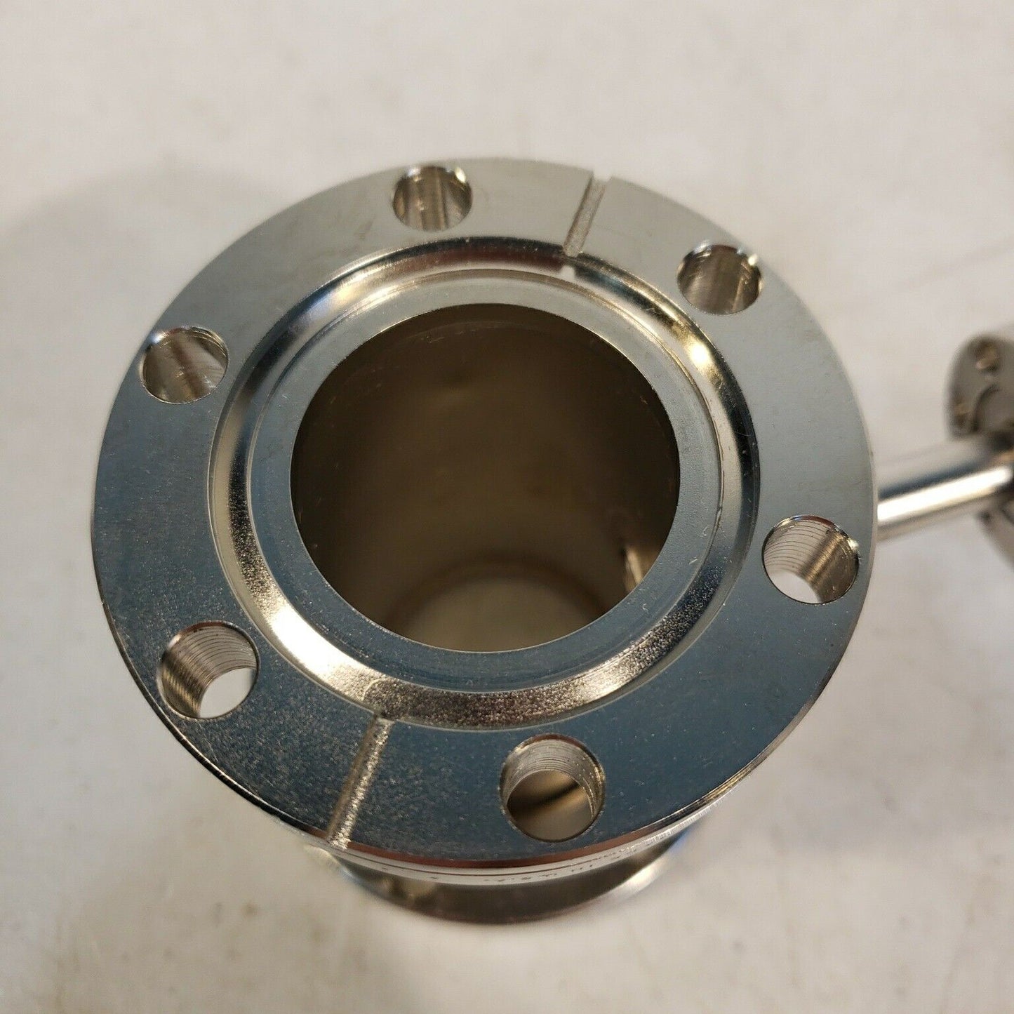 Varian 2.75" DN35CF to 1.33" DN16CF Conflat Reducer Tee High Vacuum Stainless