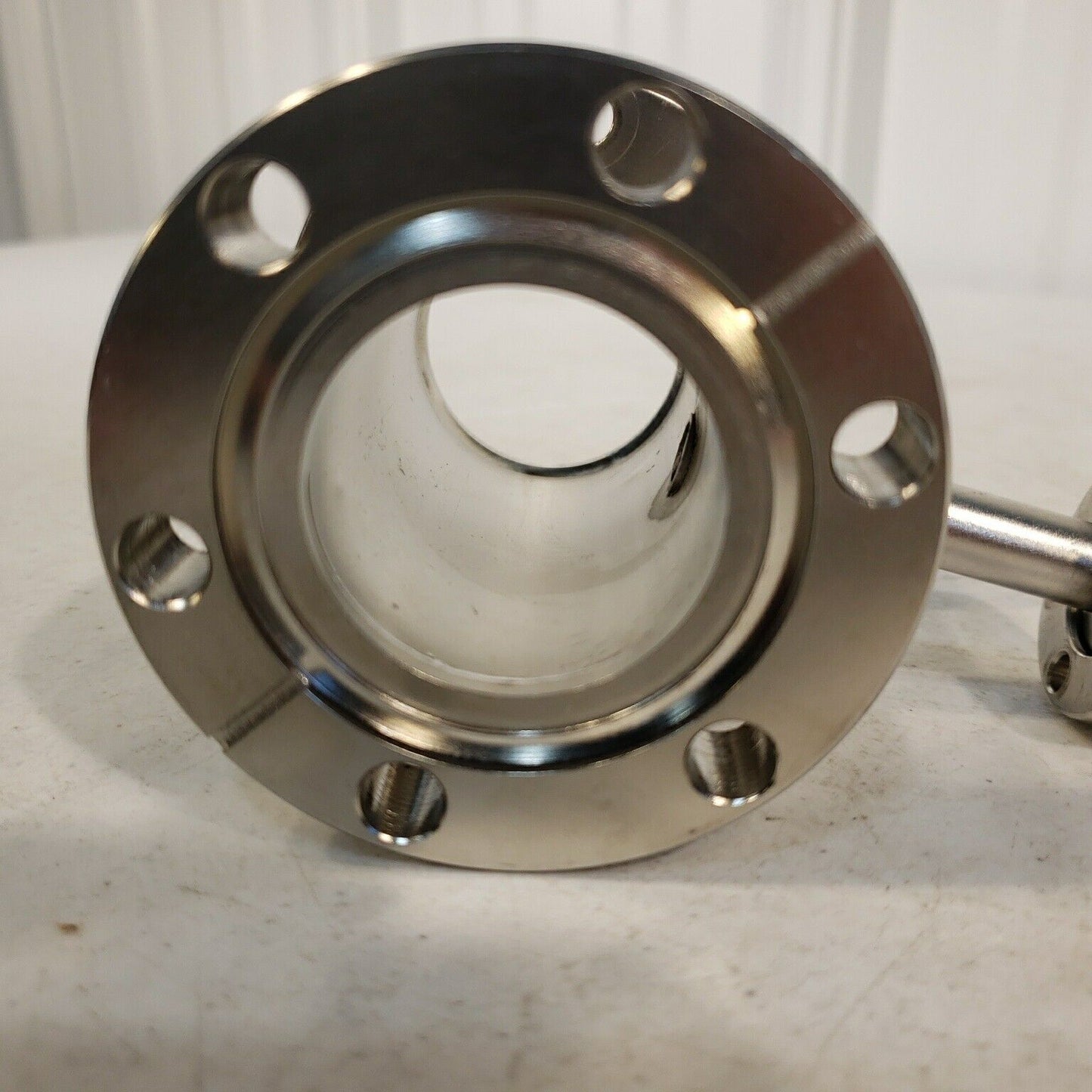 Varian 2.75" DN35CF to 1.33" DN16CF Conflat Reducer Tee High Vacuum Stainless