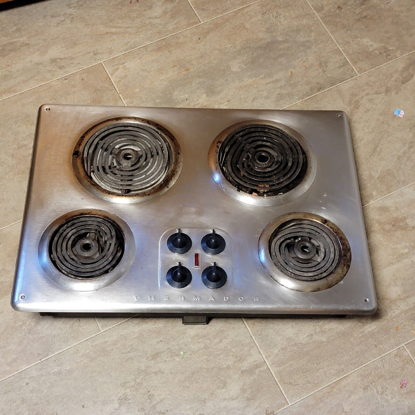 Vintage 1950s Thermador 4-Burner Electric Stove Cook Top