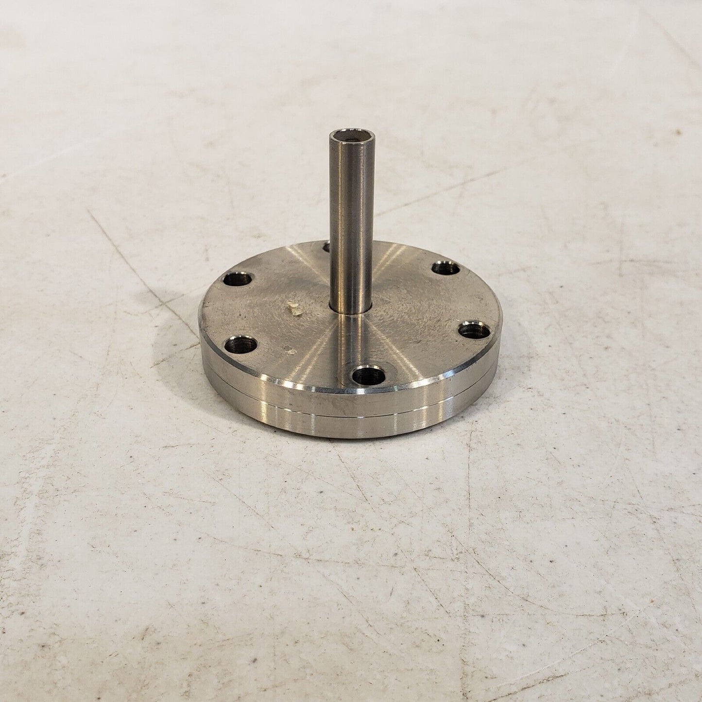 2.75" DN35CF Flange Half Nipple 1/4" Stainless Steel Tube High Vacuum