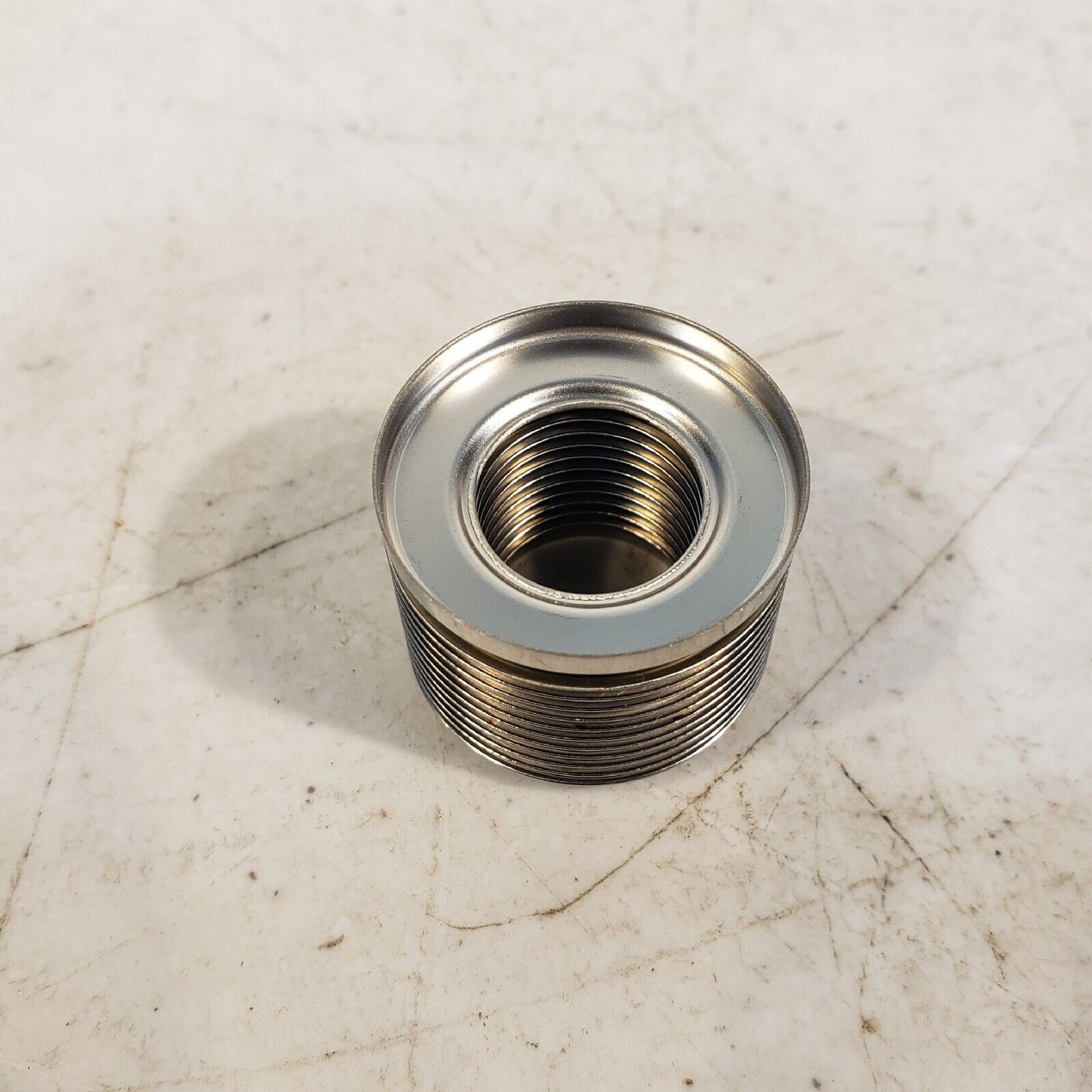 Flangeless Bellow High Vacuum 1" OD 5/8" ID 5/8" Length Male And Female Side
