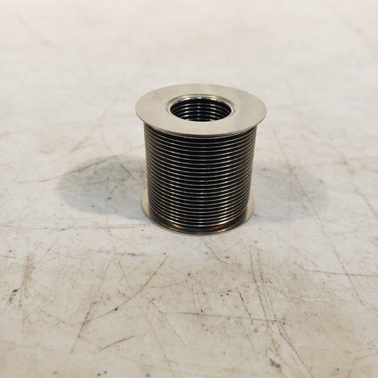 Flangeless Bellows High Vacuum 1.125" OD 5/8" ID 1" Length Stainless