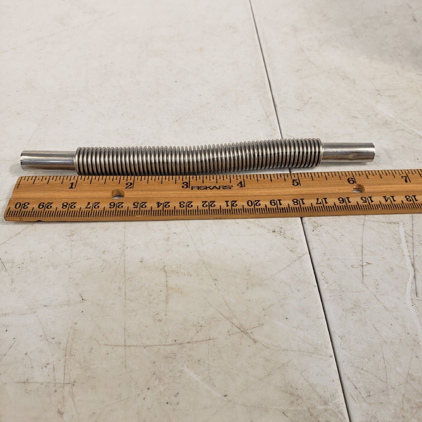 Flangeless Bellows High Vacuum 0.5" OD 0.25" ID 6.5" Length SS