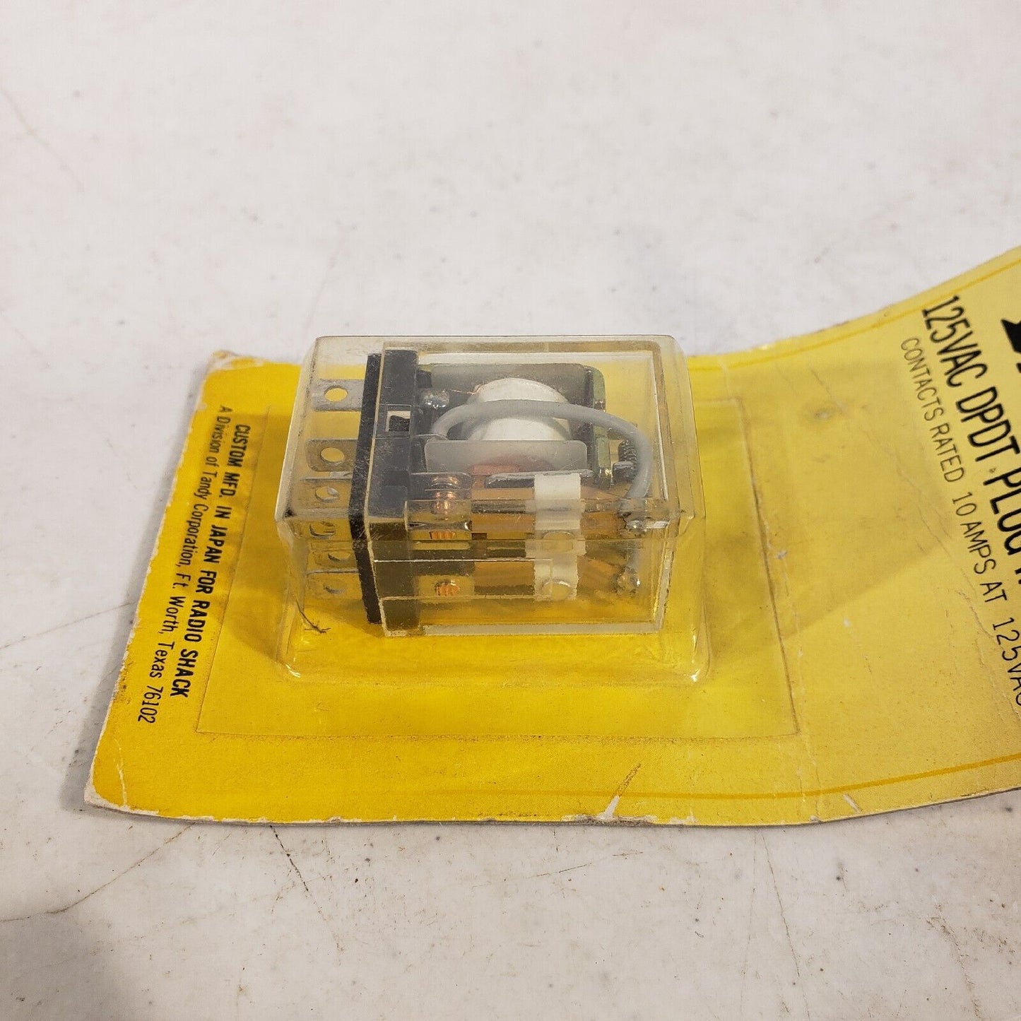 Archer 275-217B 125VAC DPDT Plug-in Relay, 10 A