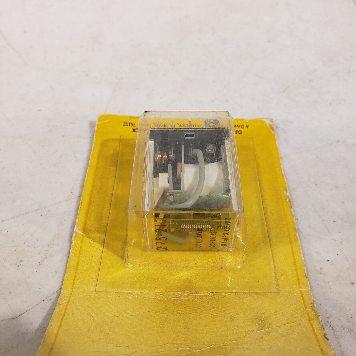 Archer 275-217B 125VAC DPDT Plug-in Relay, 10 A
