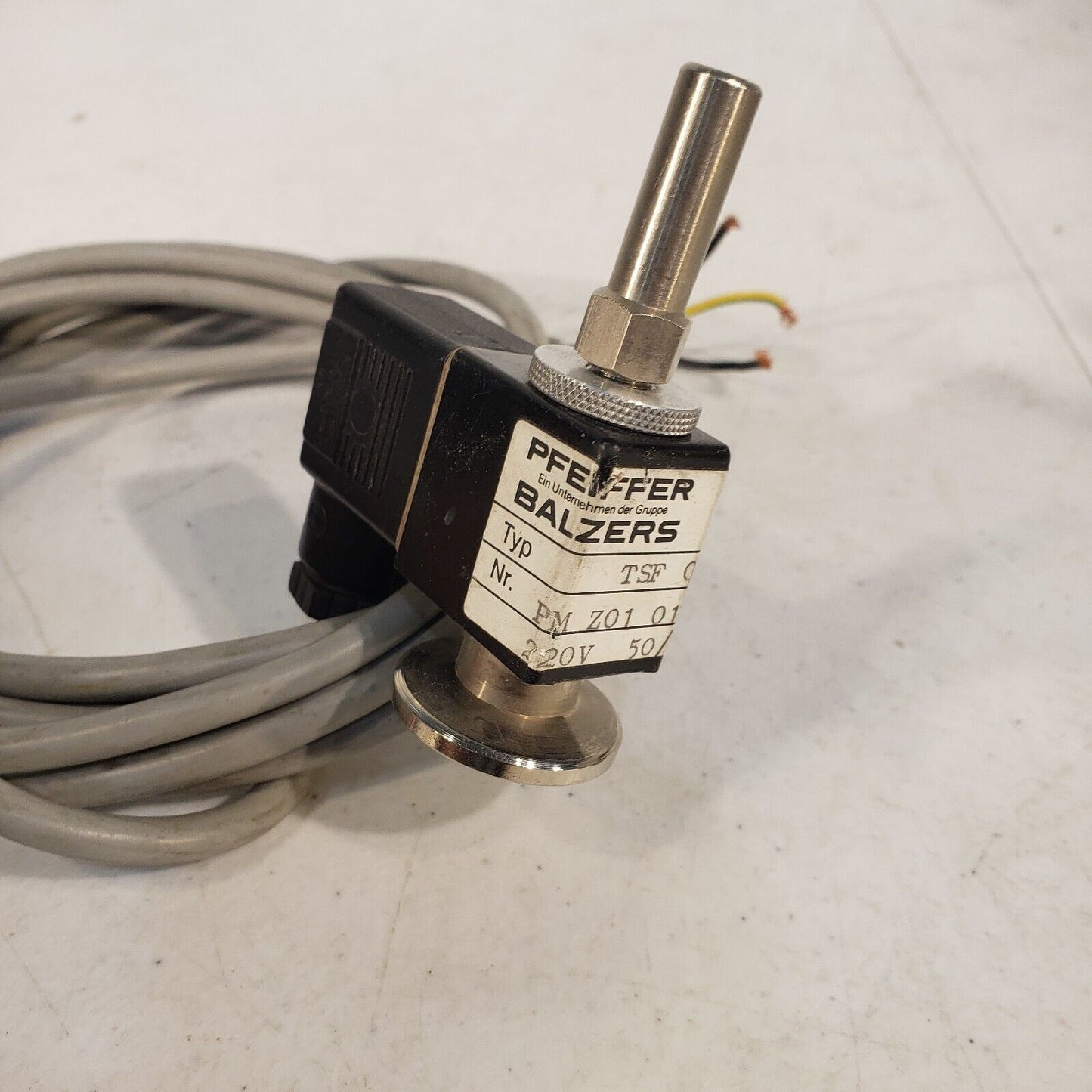 Pfeiffer Balzers Vacuum Vent Valve TSF 010 #W1268