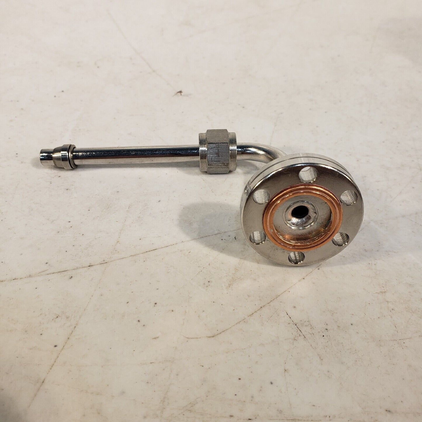 DN16CF 1.33" Conflat to 1/4" Swagelok L-Bracket Stainless Steel High Vacuum