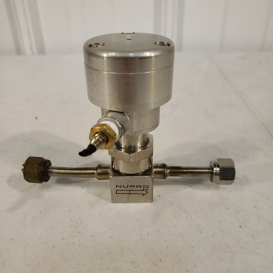 Nupro SS-4BK-TW1C 4BK V3 Bellows Sealed Valve 1/4" Swagelok Fittings TW-1C