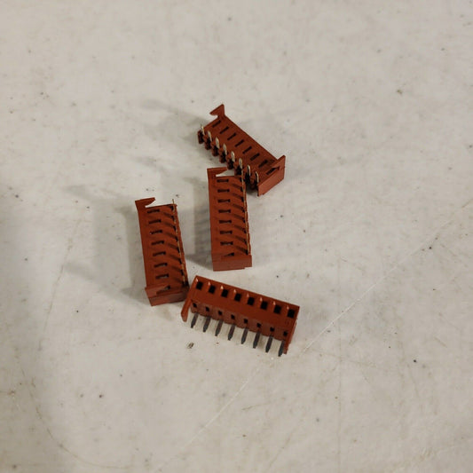 LOT OF 4-- 8-pin Through Hole PCB Connectors Pin Header