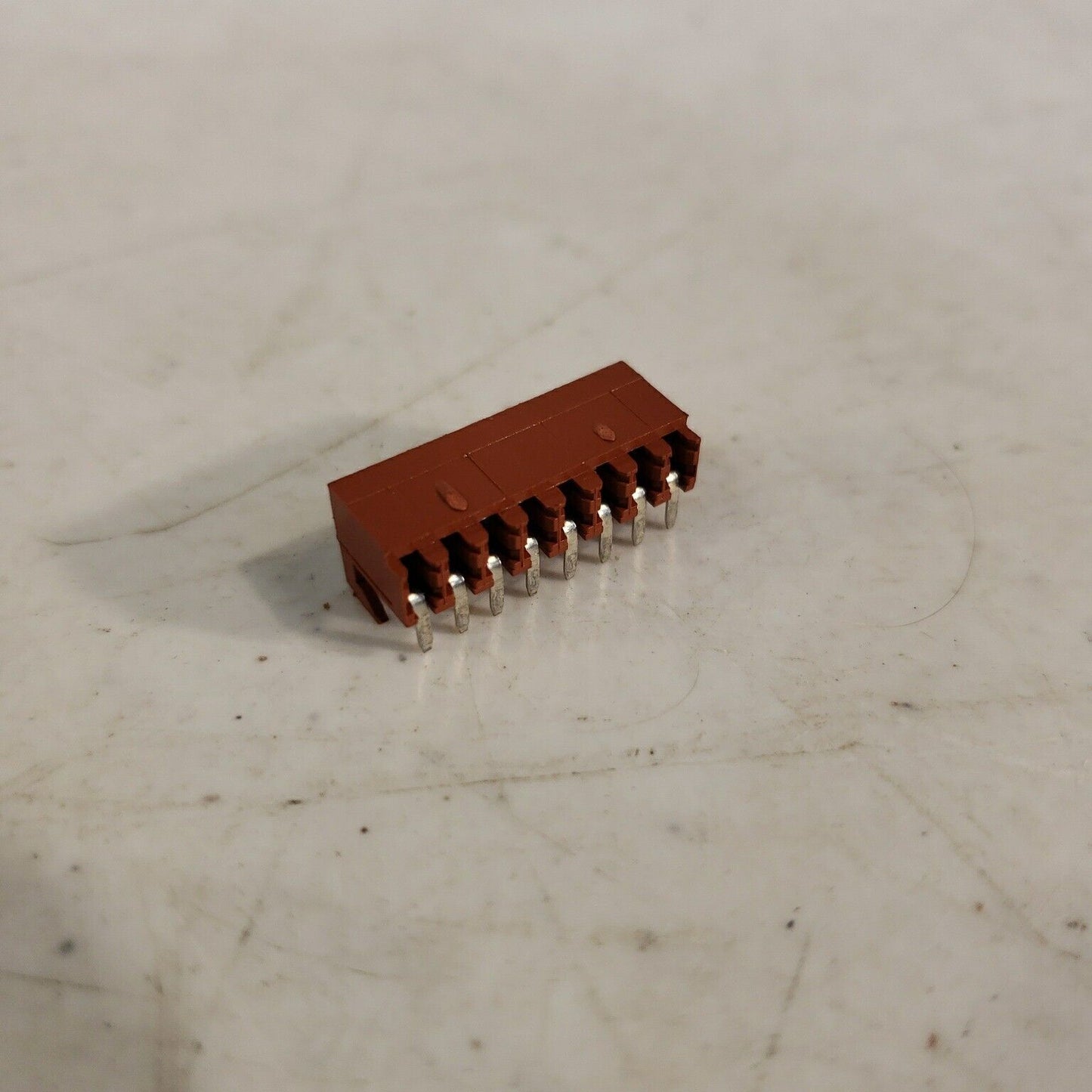 LOT OF 4-- 8-pin Through Hole PCB Connectors Pin Header