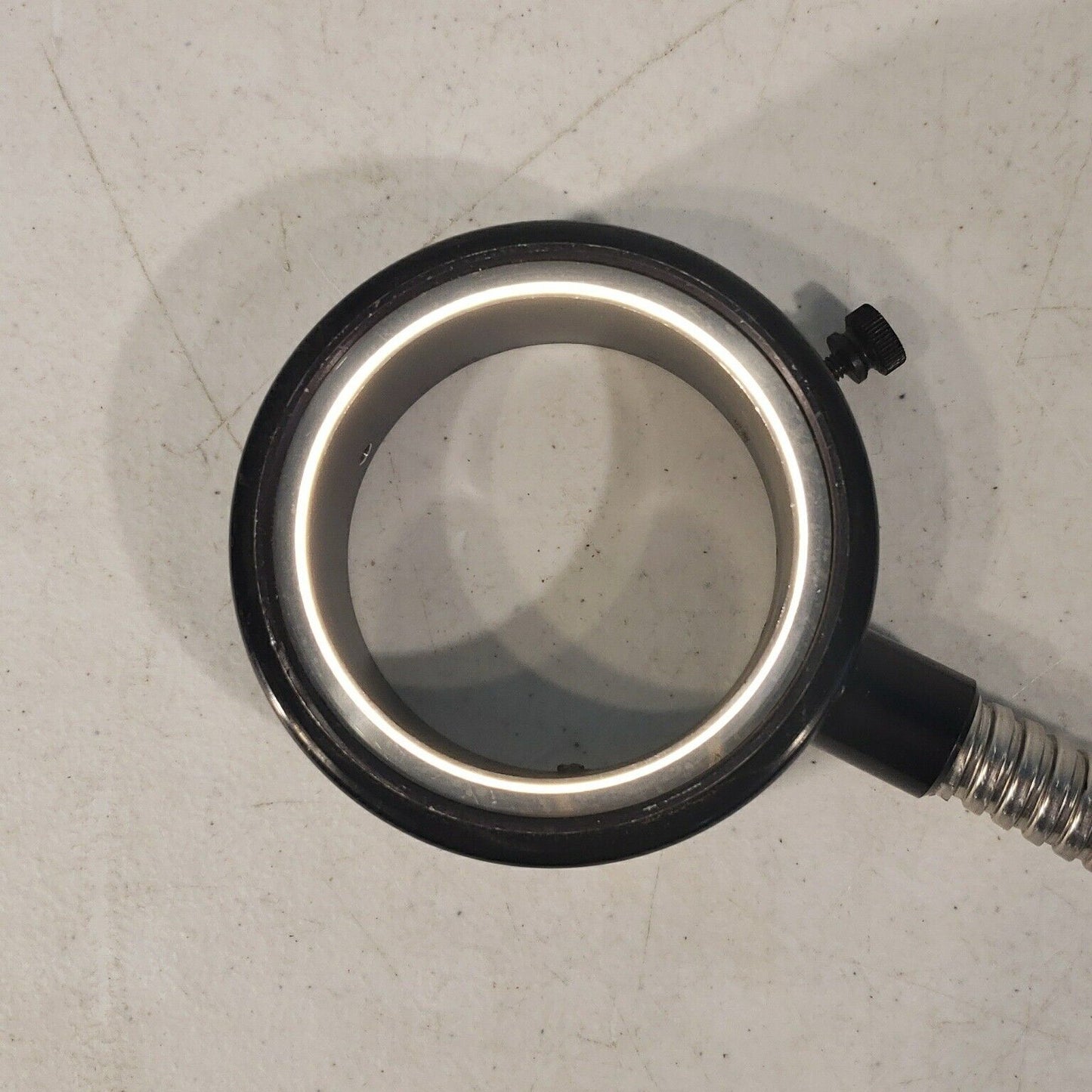 Fiber Optic Microscope Ring Light Length: 32", ID: 65mm, Bundle: 11mm