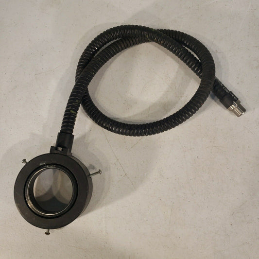 Fiber Optic Microscope Ring Light Length: 33", Ring ID: 50mm, Bundle: 9mm
