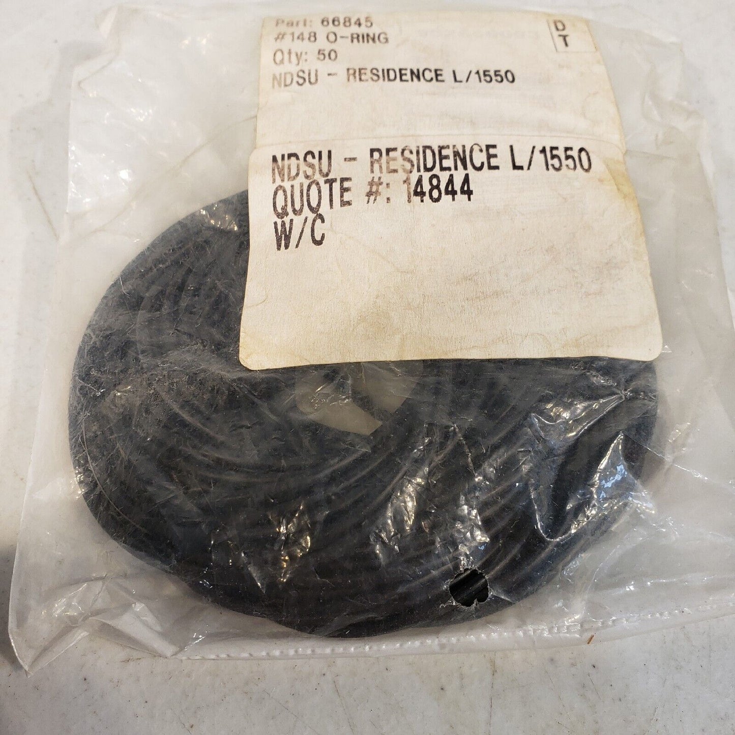 *Lot of 46* Dynaflo 66845 2-3/4" ID X 2-15/16" OD X 0.103" DIA. O-Ring Gasket