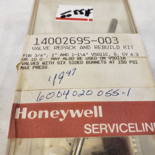 Honeywell Repack/Rebuild Kit For 3/4" & 1" V5011C & G Valves 14002695-003