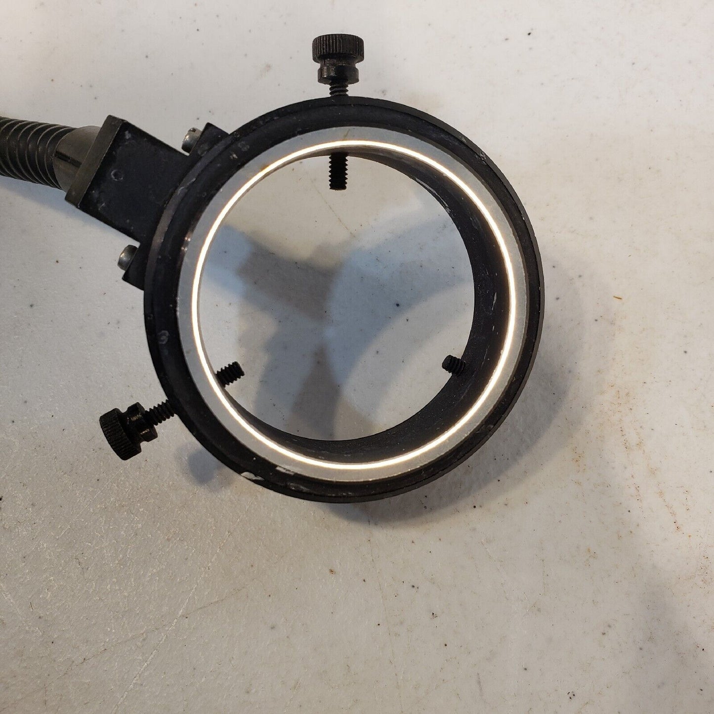 Schott Microscope Ring Light Fiber Optic 2-3/4" OD 2" ID 36" Length