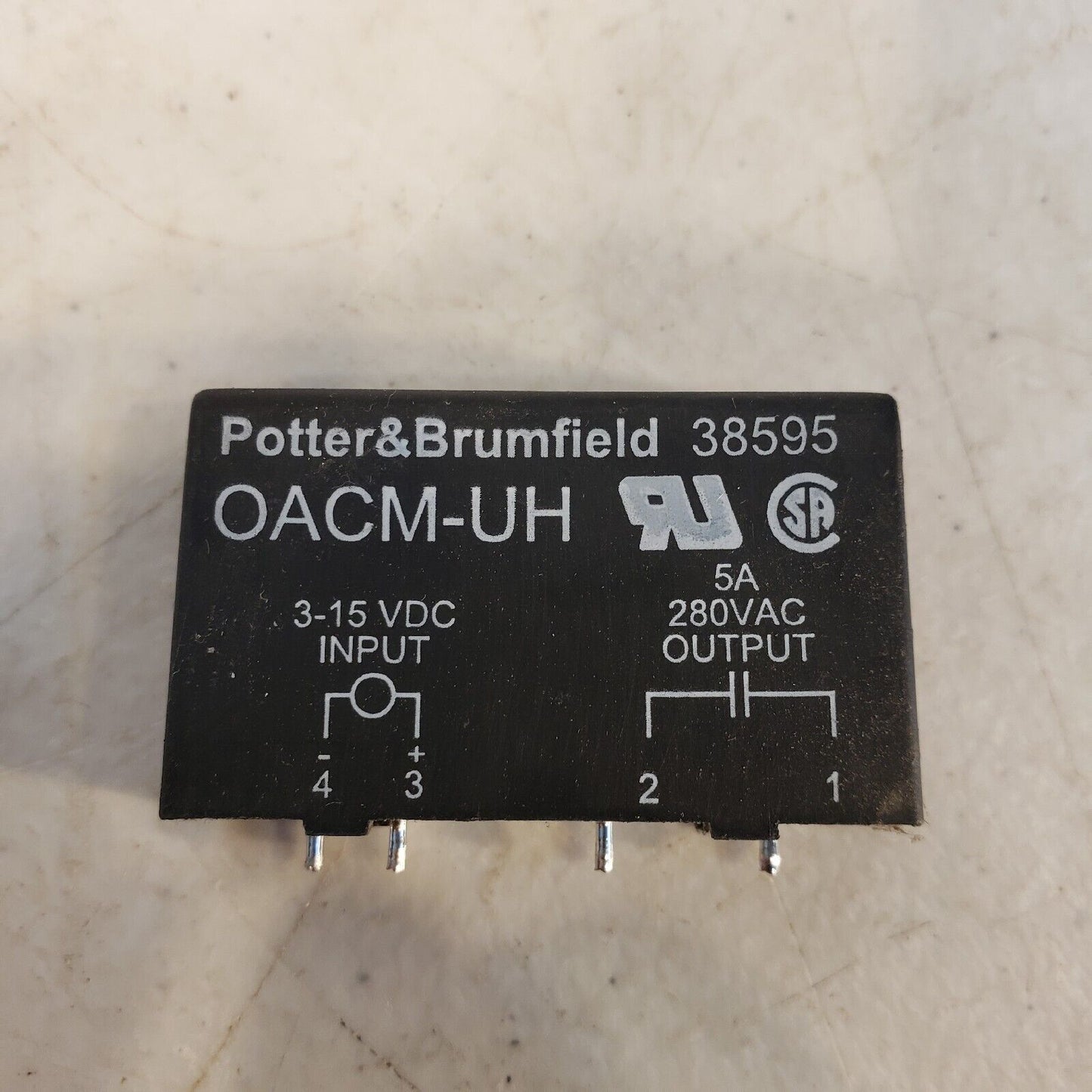 Potter & Brumfield OACM-UH I/O Relay Module 38595