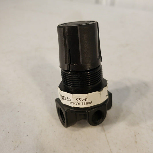 MR2 Miniature Regulator 1/4" NPT, 1/8" Gauge, 0-125PSI Range