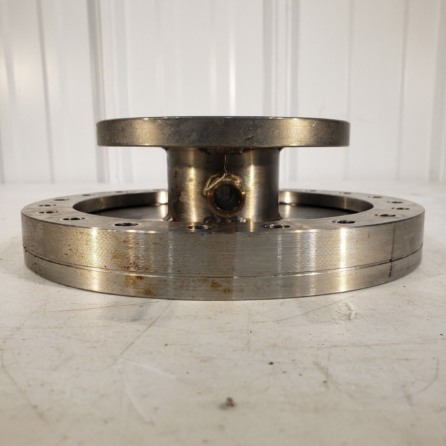 Varian DN160CF to 150 ASA Full Nipple Rotatable 8" CF, 5" ASA, 2-3/4" Length
