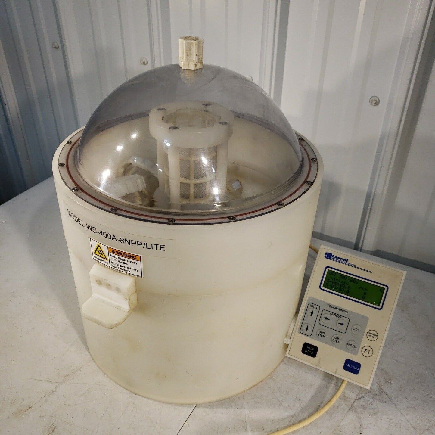 Laurell WS-400A-8NPP/LITE Spin Coater Tested Working w/ Accessories