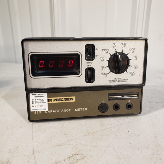 Vintage BK Precision 820 Capacitance Meter