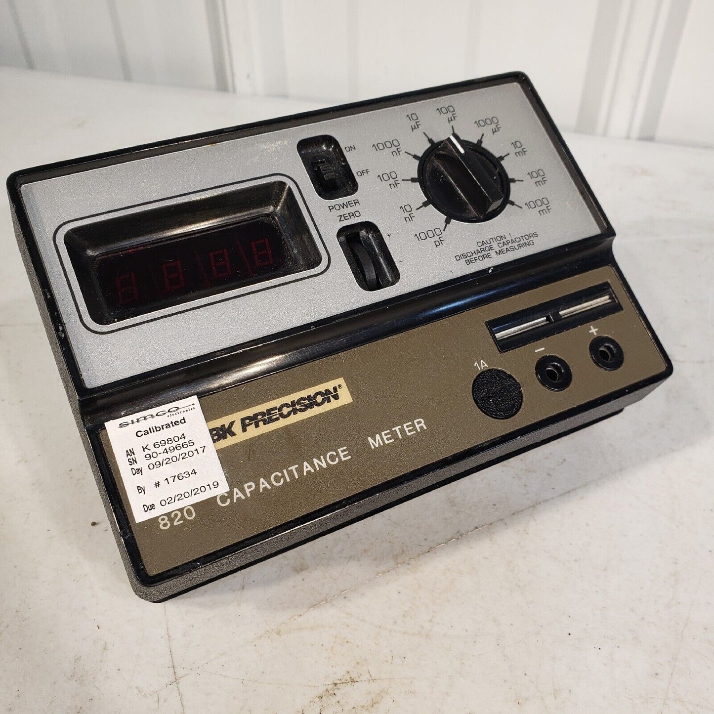 Vintage BK Precision 820 Capacitance Meter