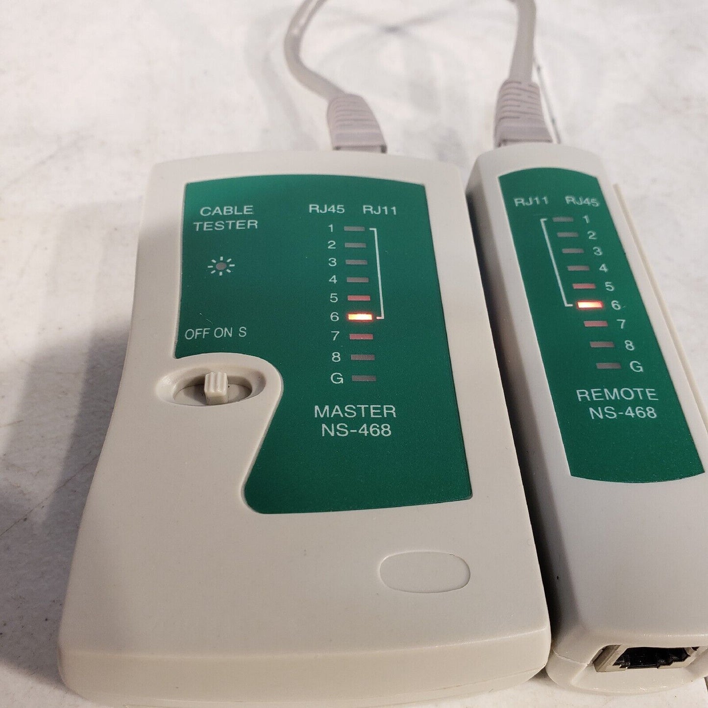 NS-468 Inland Network Cable Tester for RJ11 and RJ45 Connectors