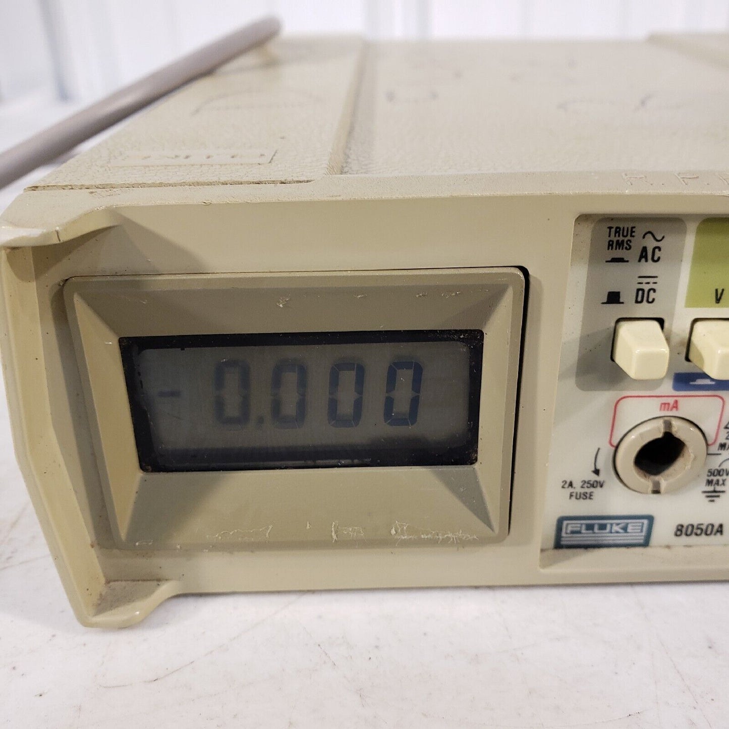Fluke 8050A Digital Multimeter Power Switch Broken