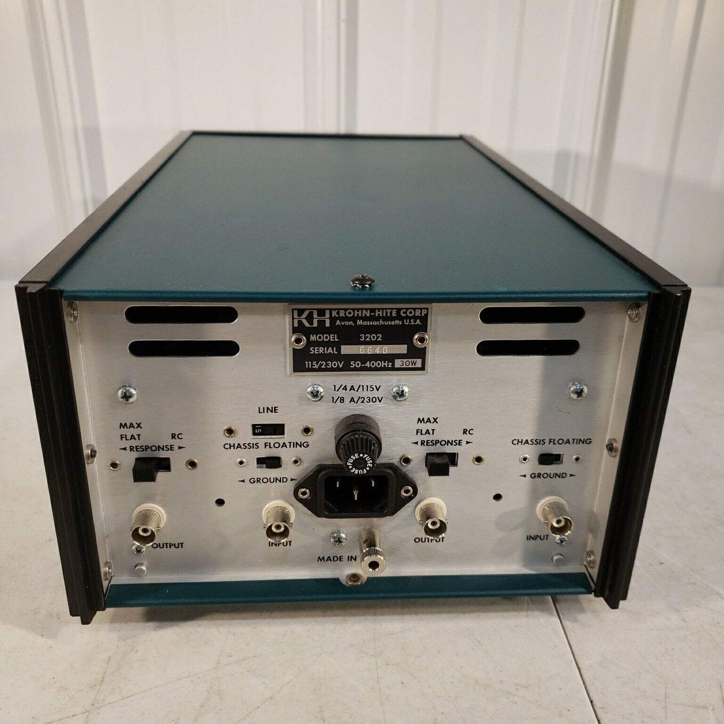 KROHN-HITE Model 3202 Dual Variable High / Low Pass Filter - 20Hz - 200Hz