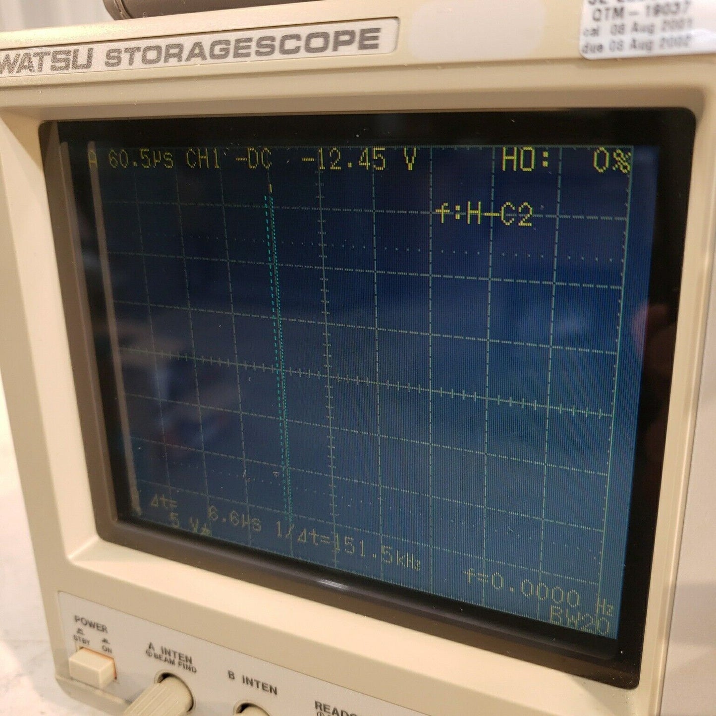 Iwatsu Storagescope TS-8500 Oscilloscope 500 MHz 4-Channel Tested Works